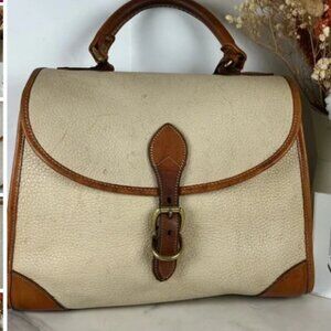Dooney & Bourke All-Weather Leather Carpet Bag - FOR PARTS AS IS